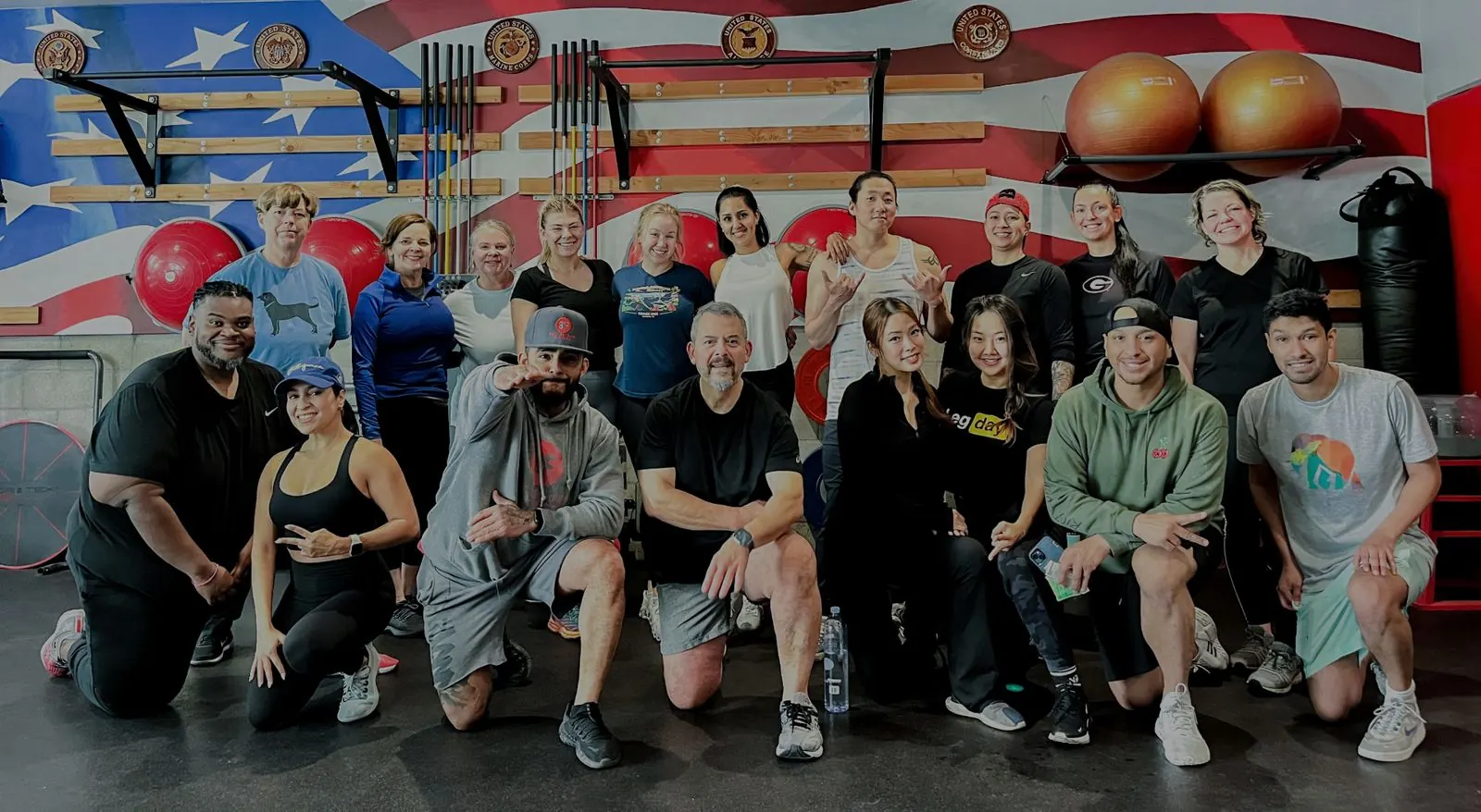 Brainstorm Fitness members and coaches together in the Bankers Hill studio